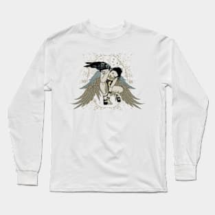 Raven Gothic Incubus Lady Long Sleeve T-Shirt